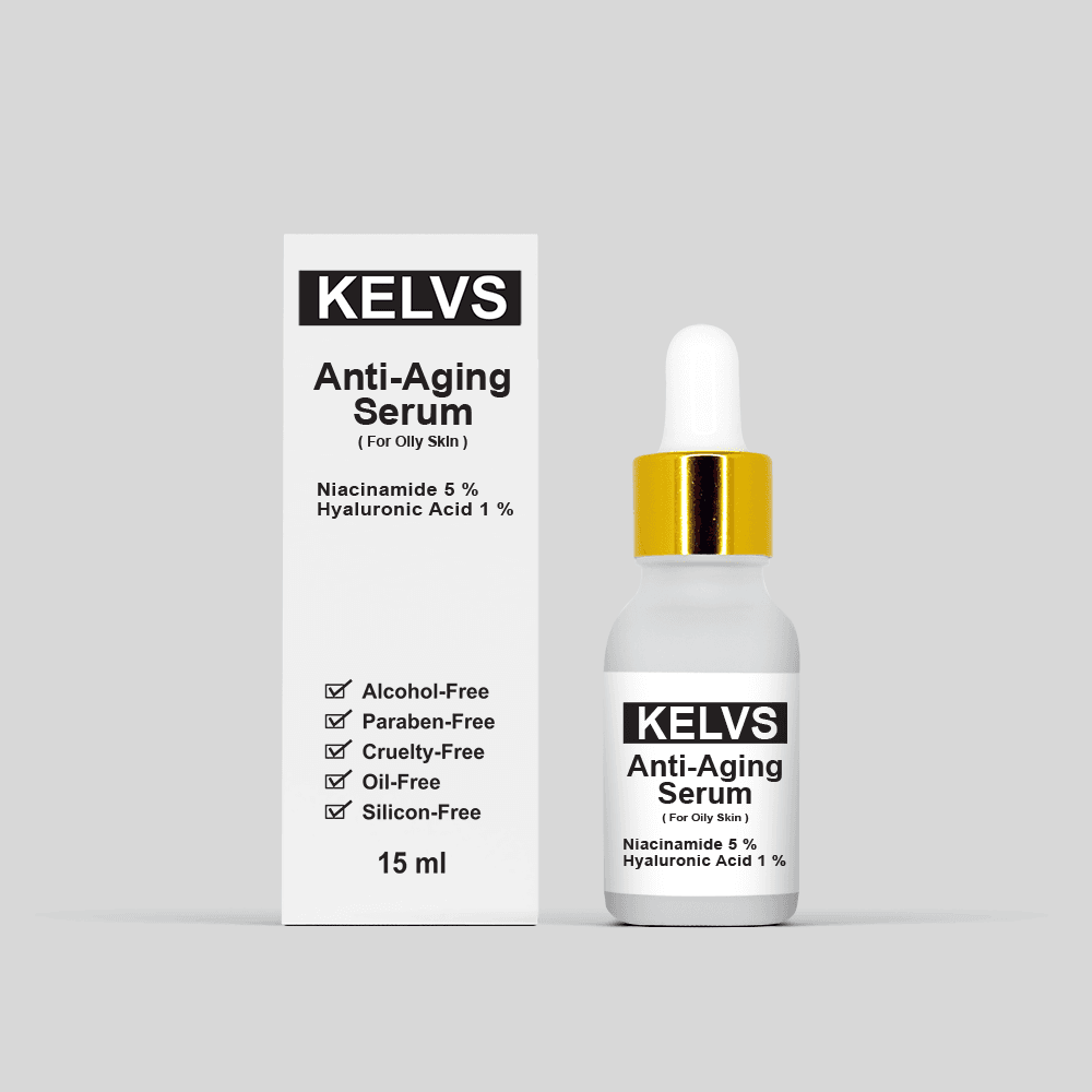 KELVS Anti Aging Serum | Minimizes Pores & Controls Oil