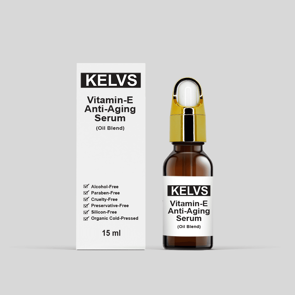 KELVS Vitamin E Serum | Deep Hydration & Skin Restoration