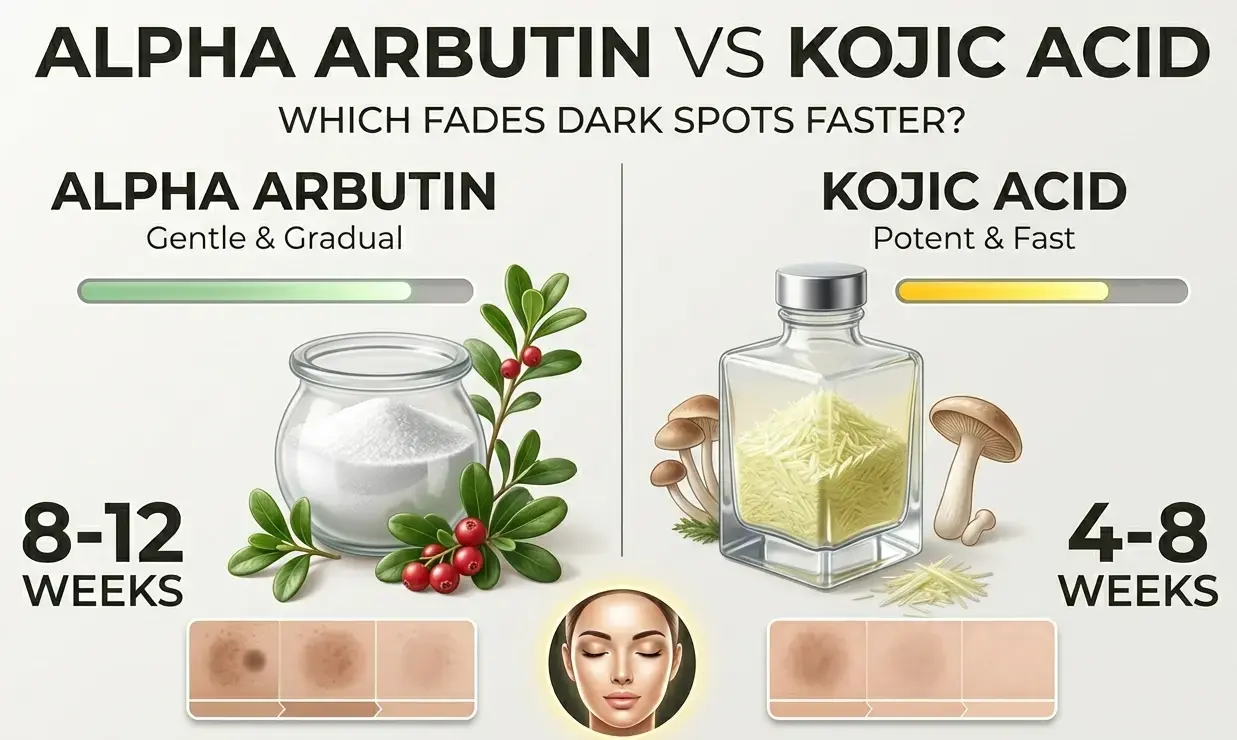 Alpha Arbutin vs Kojic Acid — Which Fades Dark Spots Faster? (Pakistan Guide)