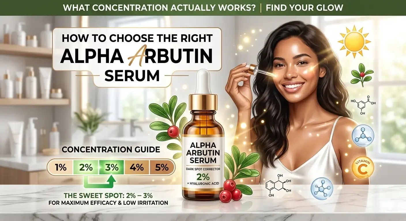How to Choose the Right Alpha Arbutin Serum — What Concentration Actually Works?
