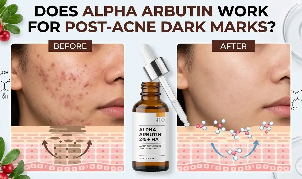 Does Alpha Arbutin Work for Post-Acne Dark Marks? (Pakistan Guide)