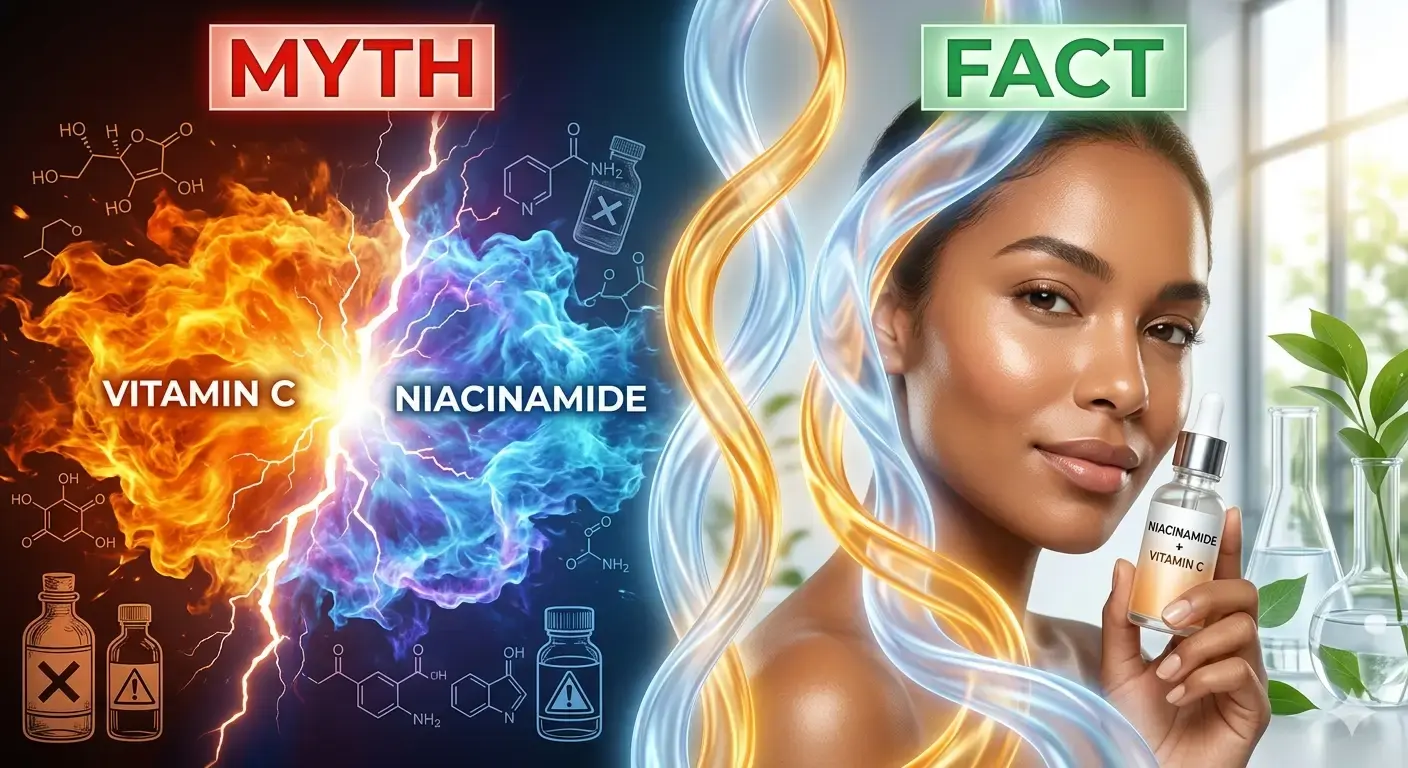 Niacinamide and Vitamin C Together: Myth vs Fact (Pakistan Skincare Guide)